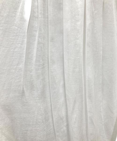 AP STUDIO（エーピーストゥディオ）AP STUDIO (エーピーストゥディオ) ラミーマキシシャツワンピース ホワイト サイズ:SIZE 38の古着・服飾アイテム