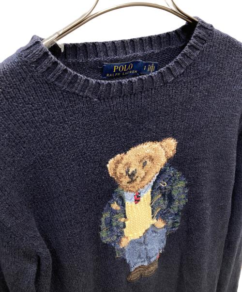 POLO RALPH LAUREN（ポロ・ラルフローレン）POLO RALPH LAUREN (ポロ・ラルフローレン) ポロベアニット ネイビー サイズ:SIZE Sの古着・服飾アイテム