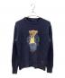 POLO RALPH LAUREN（ポロ・ラルフローレン）の古着「ポロベアニット」｜ネイビー