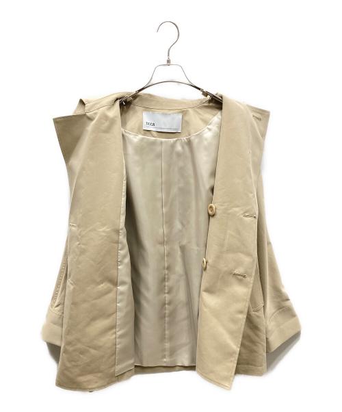 ticca（ティッカ）TICCA (ティッカ) miniテントトレンチコート ベージュ サイズ:SIZE 1の古着・服飾アイテム