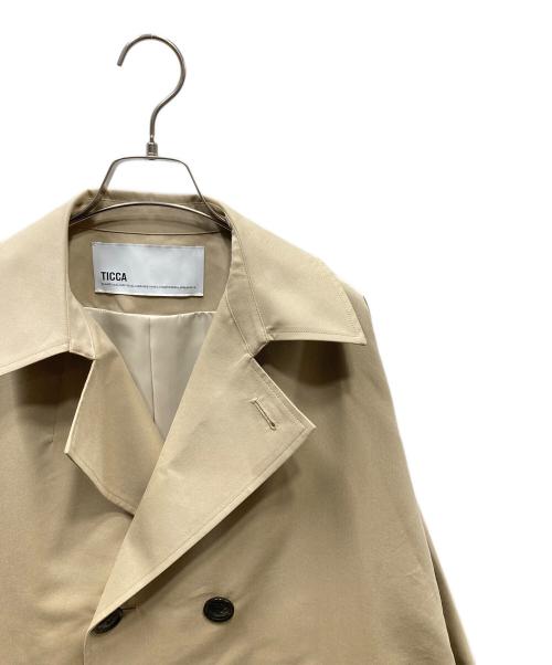 ticca（ティッカ）TICCA (ティッカ) miniテントトレンチコート ベージュ サイズ:SIZE 1の古着・服飾アイテム