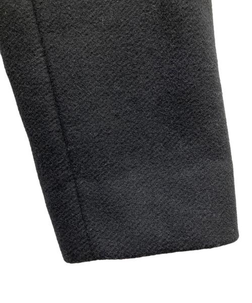 ESCADA SPORT（エスカーダスポート）ESCADA SPORT (エスカーダスポート) レースアップデザインノーカラーコート ブラック サイズ:SIZE 32の古着・服飾アイテム