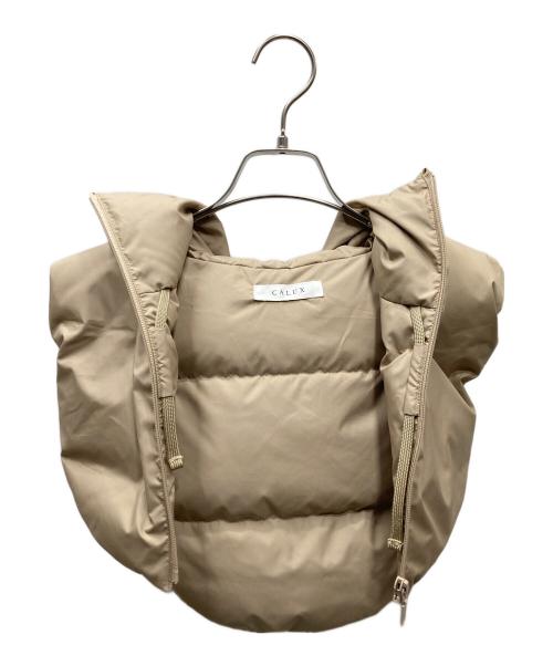 CALUX（キャラクス）CALUX (キャラクス) DeuxiemeClasse ダウンベスト PUFFR ベージュ サイズ:SIZE Freeの古着・服飾アイテム