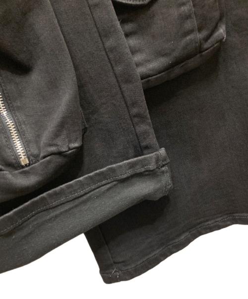 VALABASAS（バラバサス）VALABASAS (バラバサス) マルチギミックワイドデニムパンツ ブラック サイズ:SIZE 32の古着・服飾アイテム