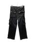 VALABASAS (バラバサス) マルチギミックワイドデニムパンツ ブラック サイズ:SIZE 32：12000円