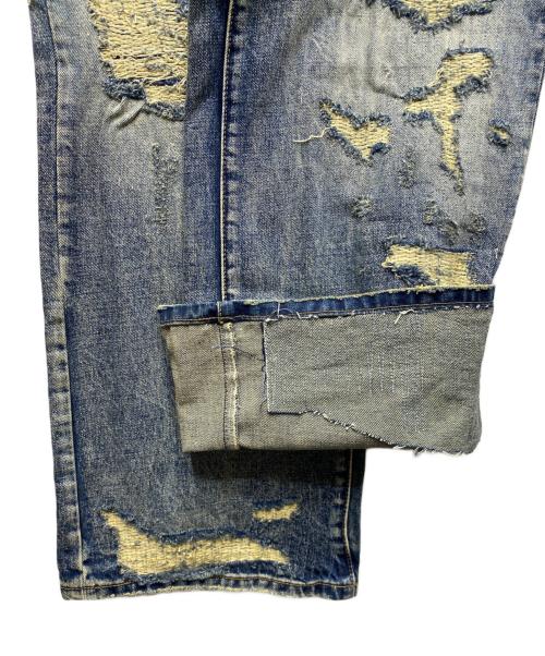 VALABASAS（バラバサス）VALABASAS (バラバサス) ダメージ加工デニムパンツ インディゴ サイズ:32の古着・服飾アイテム