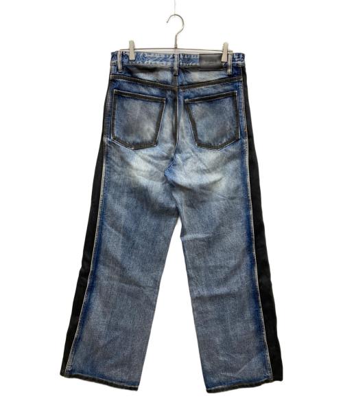 VALABASAS（バラバサス）VALABASAS (バラバサス) サイド切替フェード加工デニムパンツ インディゴ サイズ:32の古着・服飾アイテム