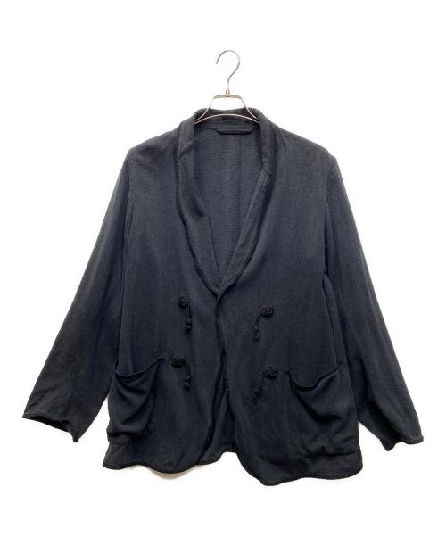 COMOLI（コモリ）COMOLI (コモリ) シルクネップ スモーキングジャケット ブラック サイズ:1の古着・服飾アイテム