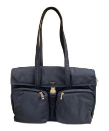SELENT ETHER PARIS（セレーンエテール）の古着「SENSE36 GOLD BLACK ナイロントートバッグ」｜ブラック