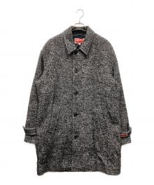 KENZO（ケンゾー）の古着「23AW ウールツイードコート」｜ブラック