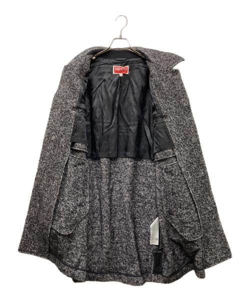 KENZO（ケンゾー）KENZO (ケンゾー) 23AW ウールツイードコート ブラック サイズ:50の古着・服飾アイテム