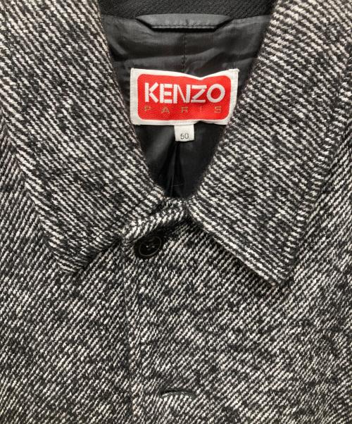 KENZO（ケンゾー）KENZO (ケンゾー) 23AW ウールツイードコート ブラック サイズ:50の古着・服飾アイテム