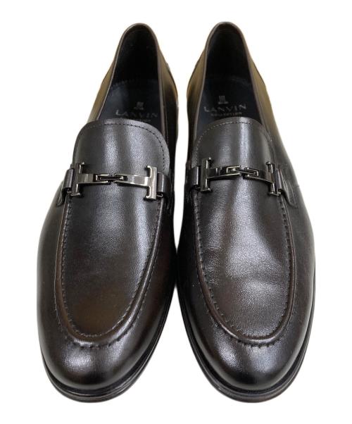 LANVIN COLLECTION（ランバンコレクション）LANVIN COLLECTION (ランバンコレクション) ビット金具付きローファー ダークブラウン サイズ:SIZE 27の古着・服飾アイテム