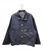 KOOKY ZOOク―キーズ―）の古着「MINIATURE CHORE JACKET」｜ブルー