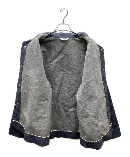 KOOKY ZOO（ク―キーズ―）KOOKY ZOO (ク―キーズ―) MINIATURE CHORE JACKET ブルー サイズ:表記無しの古着・服飾アイテム