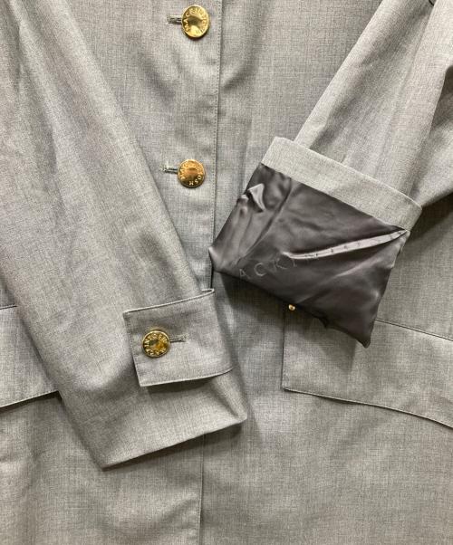 MACKINTOSH（マッキントッシュ）MACKINTOSH (マッキントッシュ) HUMBIE MB バントン メタルボタン ウール ステンカラー コート グレー サイズ:4の古着・服飾アイテム