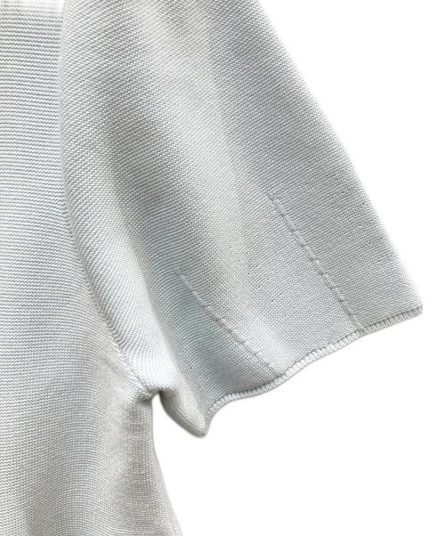 THE TOE（ザ・トゥー）the toe (ザ・トゥー) ulip Peplum Top 半袖カーディガン ブルー サイズ:SIZE Sの古着・服飾アイテム