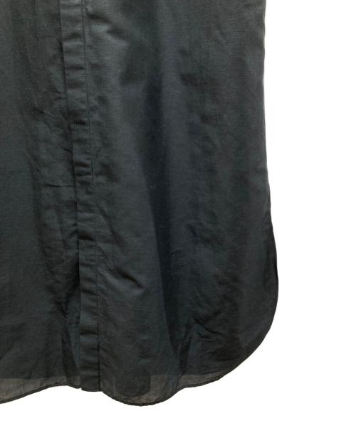 HYKE（ハイク）HYKE (ハイク) C/L BALLOON SLEEVE DRESS コットンリネン バルーンスリーブドレス ブラック サイズ:SIZE Mの古着・服飾アイテム