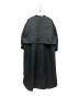 HYKE (ハイク) C/L BALLOON SLEEVE DRESS コットンリネン バルーンスリーブドレス ブラック サイズ:SIZE M：17000円