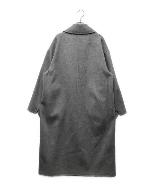 LE GLAZIK（ル グラジック）LE GLAZIK (ル グラジック) ウール混 チェスターコート グレー サイズ:36の古着・服飾アイテム