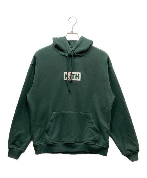 KITH TREATS（キストリーツ）KITH TREATS (キストリーツ) Treats Peppermint Box Logo Hoodie プルオーバーパーカー グリーン サイズ:Sの古着・服飾アイテム