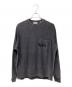 KITH（キス）の古着「Quinn Crystal Washed L/S ウォッシュド加工ロングスリーブカットソー」｜ブラック
