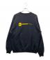 NEIGHBORHOOD (ネイバーフッド) SUBWARE SWEAT SHIRT LS ロゴスウェット ブラック×ブルー サイズ:XL：10000円