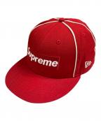 SUPREME×New Eraシュプリーム×ニューエラ）の古着「キャップ」｜レッド