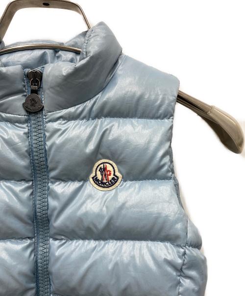 MONCLER（モンクレール）MONCLER (モンクレール) GHANY GILET ダウンベスト スカイブルー サイズ:4（104㎝）の古着・服飾アイテム