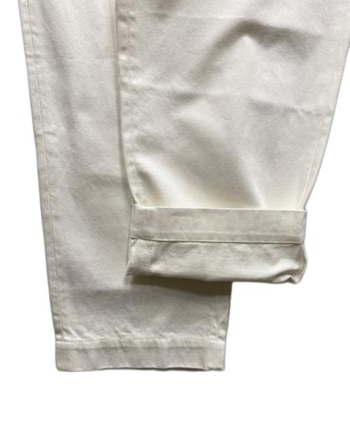 Y（ワイ）Y (ワイ) 13oz ORGANIC COTTON DENIM ADJUSTER TROUSER ワイドデニムパンツ ホワイト サイズ:Mの古着・服飾アイテム