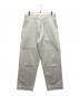 Y（ワイ）の古着「13oz ORGANIC COTTON DENIM ADJUSTER TROUSER ワイドデニムパンツ」｜ホワイト