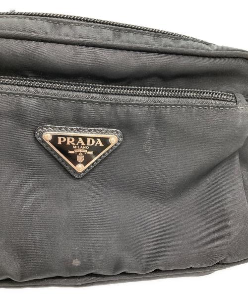 PRADA（プラダ）PRADA (プラダ) ウエストバッグ ブラックの古着・服飾アイテム