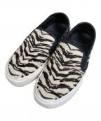 Saint Laurent Parisサンローランパリ）の古着「VENICE DONNA SLIP-ON ヴェニス スケーター スリッポン」｜ブラック×ホワイト