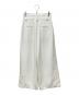 cygne (シーニュ) ハイウエストタックワイドパンツ ホワイト サイズ:SIZE 0T：8000円