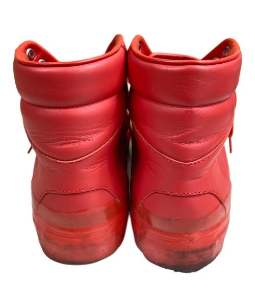 BALENCIAGA（バレンシアガ）BALENCIAGA (バレンシアガ) パテント 切替 ハイカットスニーカー レッド サイズ:SIZE 39の古着・服飾アイテム
