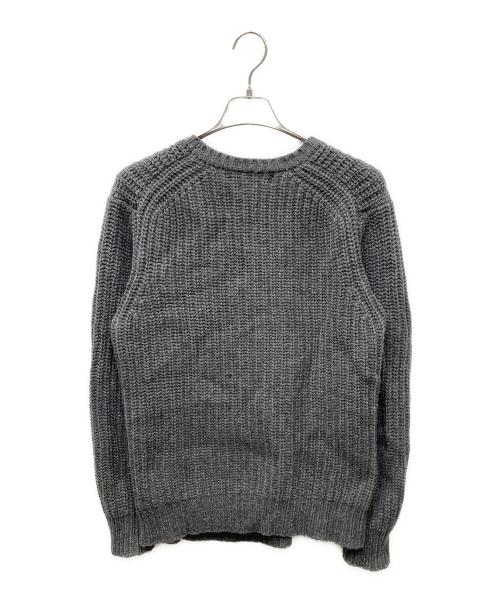 COMME des GARCONS HOMME PLUS（コムデギャルソンオムプリュス）COMME des GARCONS HOMME PLUS (コムデギャルソンオムプリュス) ウール混ニット グレー サイズ:Mの古着・服飾アイテム