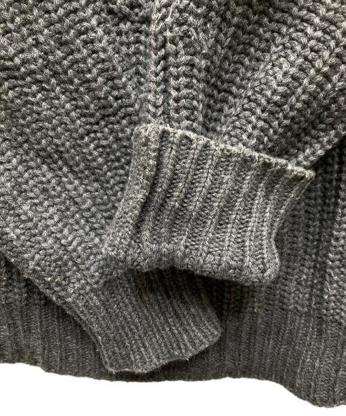 COMME des GARCONS HOMME PLUS（コムデギャルソンオムプリュス）COMME des GARCONS HOMME PLUS (コムデギャルソンオムプリュス) ウール混ニット グレー サイズ:Mの古着・服飾アイテム