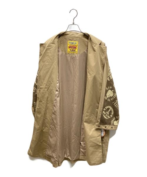 Hysteric Glamour（ヒステリックグラマー）Hysteric Glamour (ヒステリックグラマー) BREAK TO ME ジャガードコート ベージュ サイズ:SIZE Freeの古着・服飾アイテム