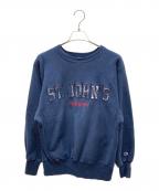 Champion REVERSE WEAVEチャンピオン リバース ウィーブ）の古着「90s 刺繍タグ スウェット」｜ネイビー
