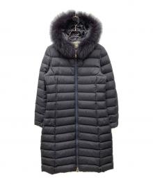 UNITED ARROWS（ユナイテッドアローズ）の古着「フーデッド ダウンコート」｜ブラック