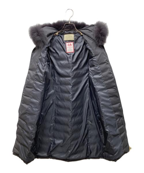 UNITED ARROWS（ユナイテッドアローズ）UNITED ARROWS (ユナイテッドアローズ) フーデッド ダウンコート ブラック サイズ:36の古着・服飾アイテム