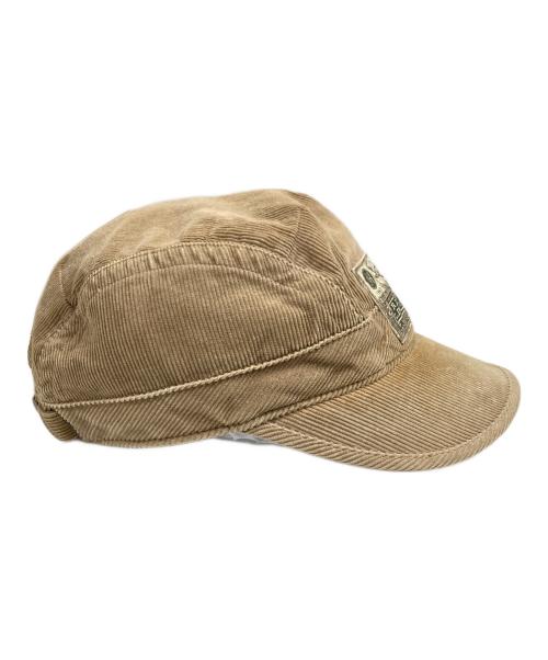 POLO RALPH LAUREN（ポロ・ラルフローレン）POLO RALPH LAUREN (ポロ・ラルフローレン) コーデュロイキャップ ブラウンの古着・服飾アイテム