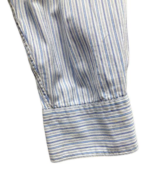 COMME des GARCONS SHIRT（コムデギャルソンシャツ）COMME des GARCONS SHIRT (コムデギャルソンシャツ) パッチワーク長袖シャツ ブルー サイズ:SIZE Mの古着・服飾アイテム