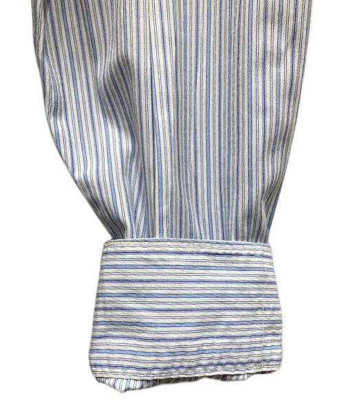 COMME des GARCONS SHIRT（コムデギャルソンシャツ）COMME des GARCONS SHIRT (コムデギャルソンシャツ) パッチワーク長袖シャツ ブルー サイズ:SIZE Mの古着・服飾アイテム