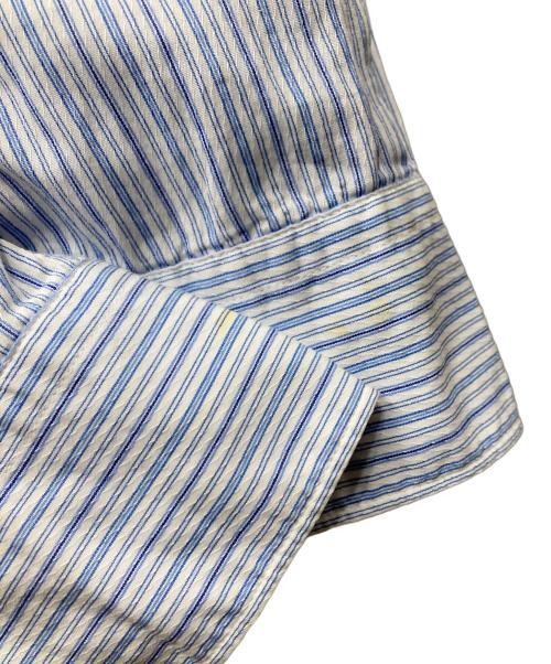 COMME des GARCONS SHIRT（コムデギャルソンシャツ）COMME des GARCONS SHIRT (コムデギャルソンシャツ) パッチワーク長袖シャツ ブルー サイズ:SIZE Mの古着・服飾アイテム
