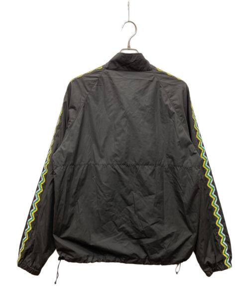 stussy（ステューシー）stussy (ステューシー) コーチジャケット ブラック×イエロー サイズ:Lの古着・服飾アイテム