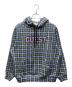 Special Guest（スペシャルゲスト）の古着「G CHECK HOODIE チェックパーカー」｜ブルー×グリーン
