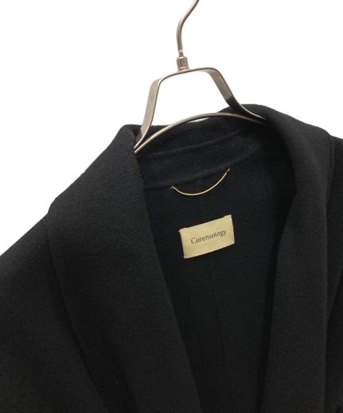 Curensology（カレンソロジー）Curensology (カレンソロジー) マンテコロングコート ブラック サイズ:SIZE Freeの古着・服飾アイテム