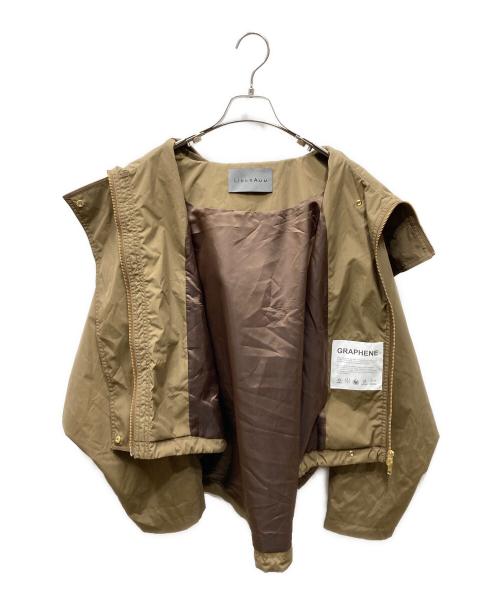 DEUXIEME CLASSE（ドゥーズィエム クラス）Deuxieme Classe (ドゥーズィエム クラス) LIBERADD ナイロンジャケット ベージュ サイズ:SIZE Freeの古着・服飾アイテム