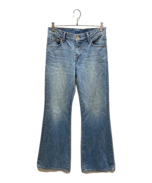 AP STUDIO（エーピーストゥディオ）AP STUDIO (エーピーストゥディオ) モダンフレアデニム ブルー サイズ:SIZE 40の古着・服飾アイテム